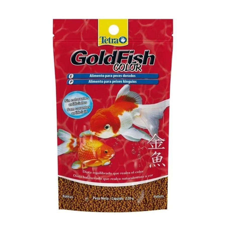 Tetra goldfish color pellets 220 GR